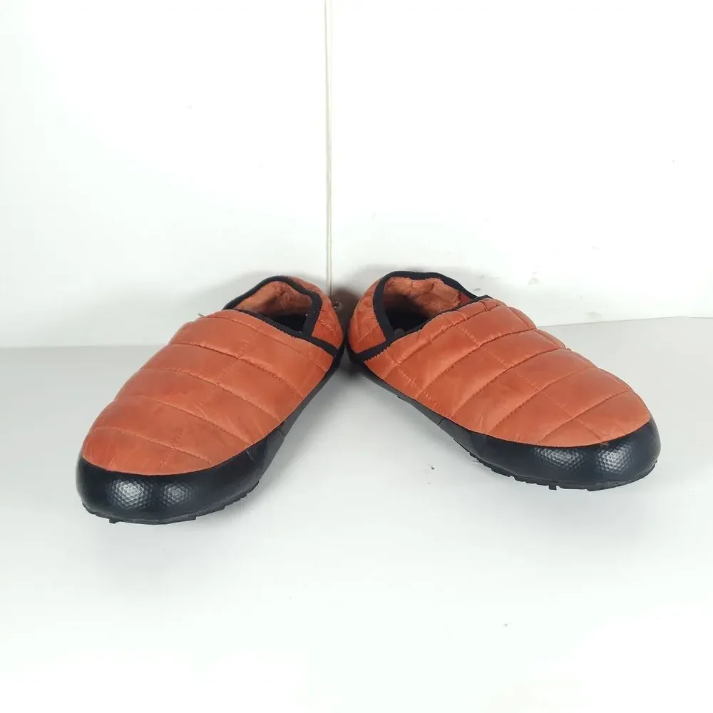 The North Face ThermoBall Traction V Men’s US8 Orangr Lined Mules Slippers Shoes